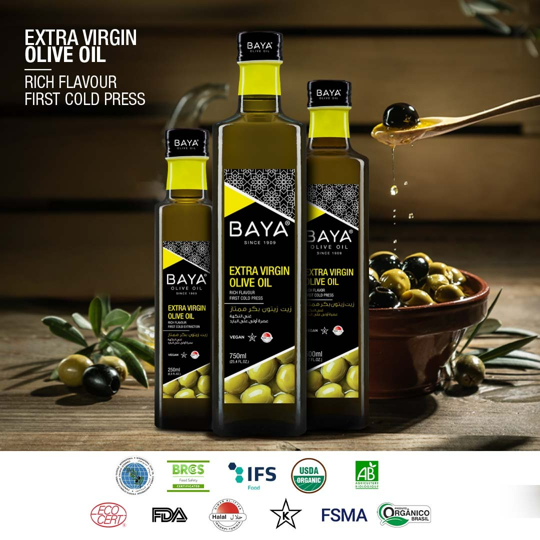 Baya Premium Olive Oil Bottle